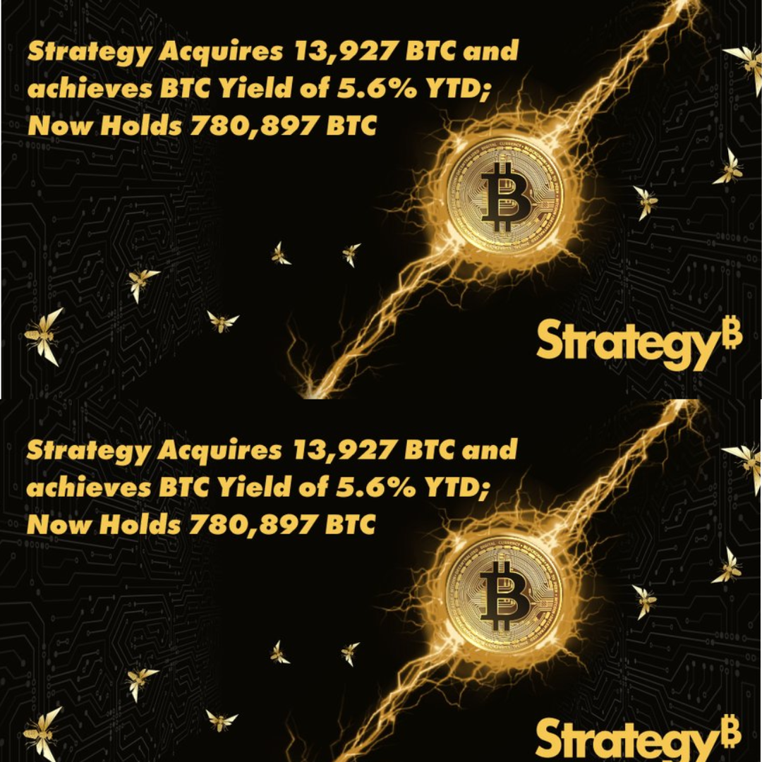 Cover image for article: The Most Aggressive Bitcoin Buy: Strategy Holdings Hit 780K